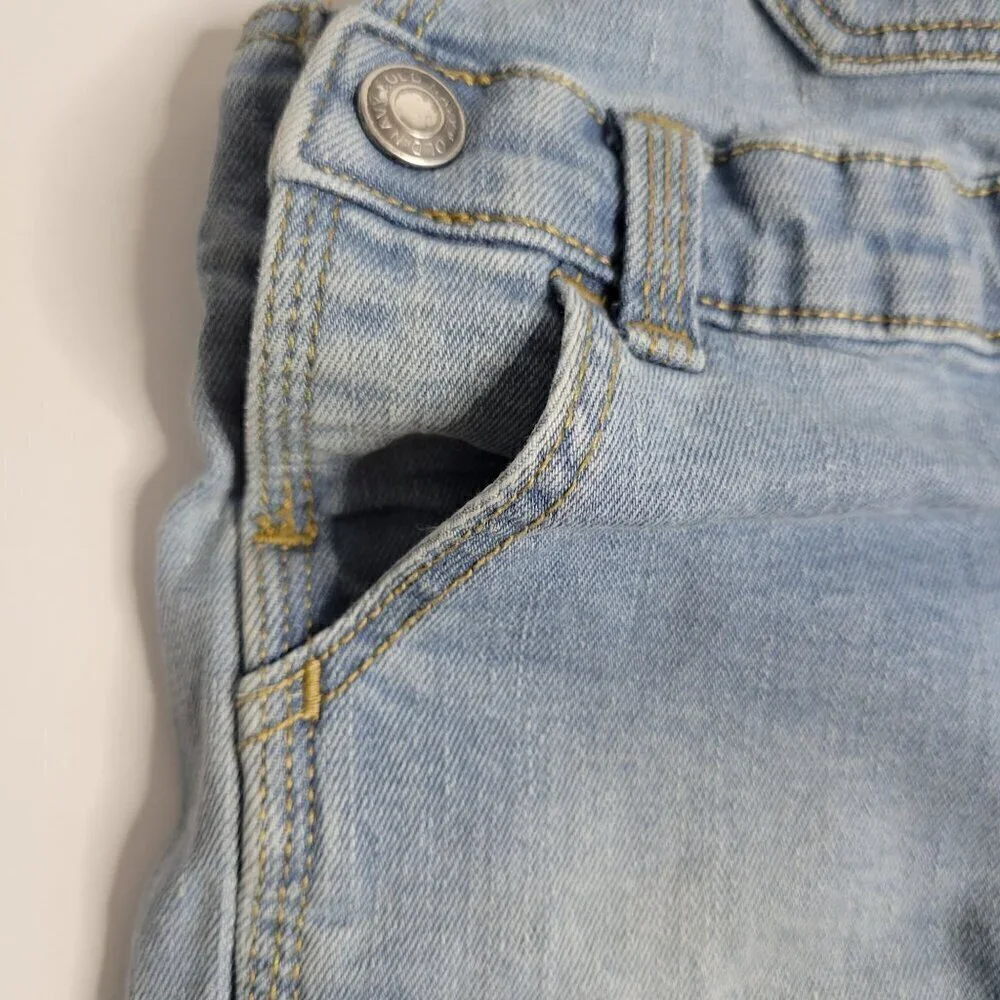 Old Navy Kids Jeans Girls overall romper Size 18-24 months